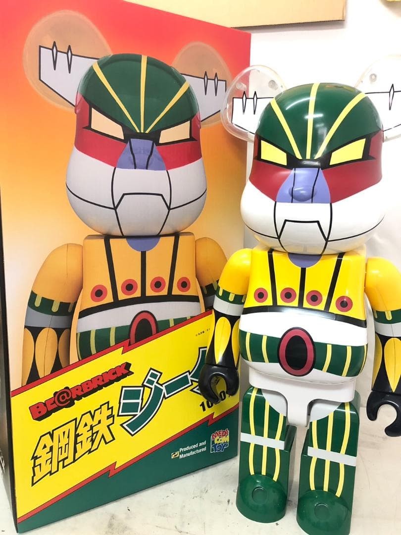 BE@RBRICK 1000PERCENT Steel Jeeg Action Figure Medicom Toy Collectible BE@RBRICK 1000PERCENT Steel Jeeg Action Figure Medicom Toy Collectible