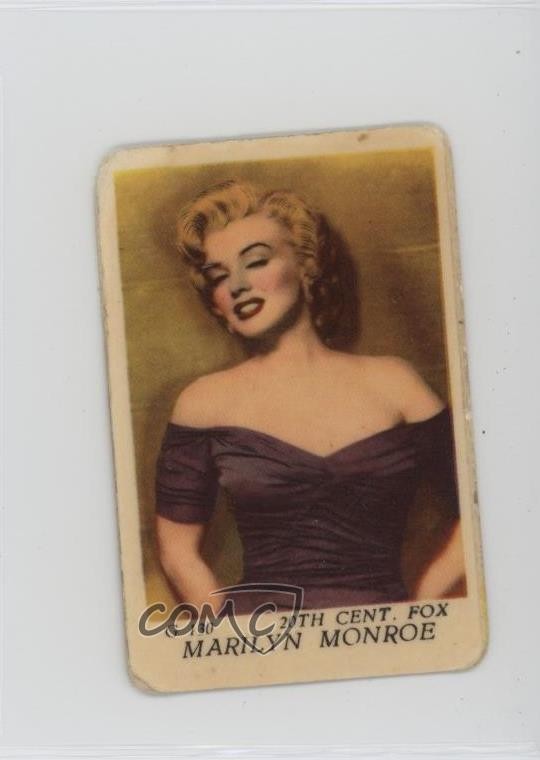 1956 Bokstavsbilder Lilla G Marilyn Monroe #G130 0cp0 1956 Bokstavsbilder Lilla G Marilyn Monroe #G130 0cp0