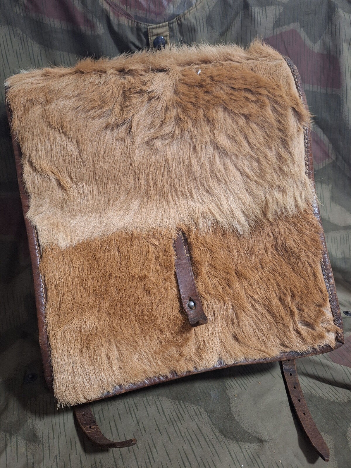 Wehrmacht knapsack Solingen 1940 with tarpaulin Absolute rarity Top condition