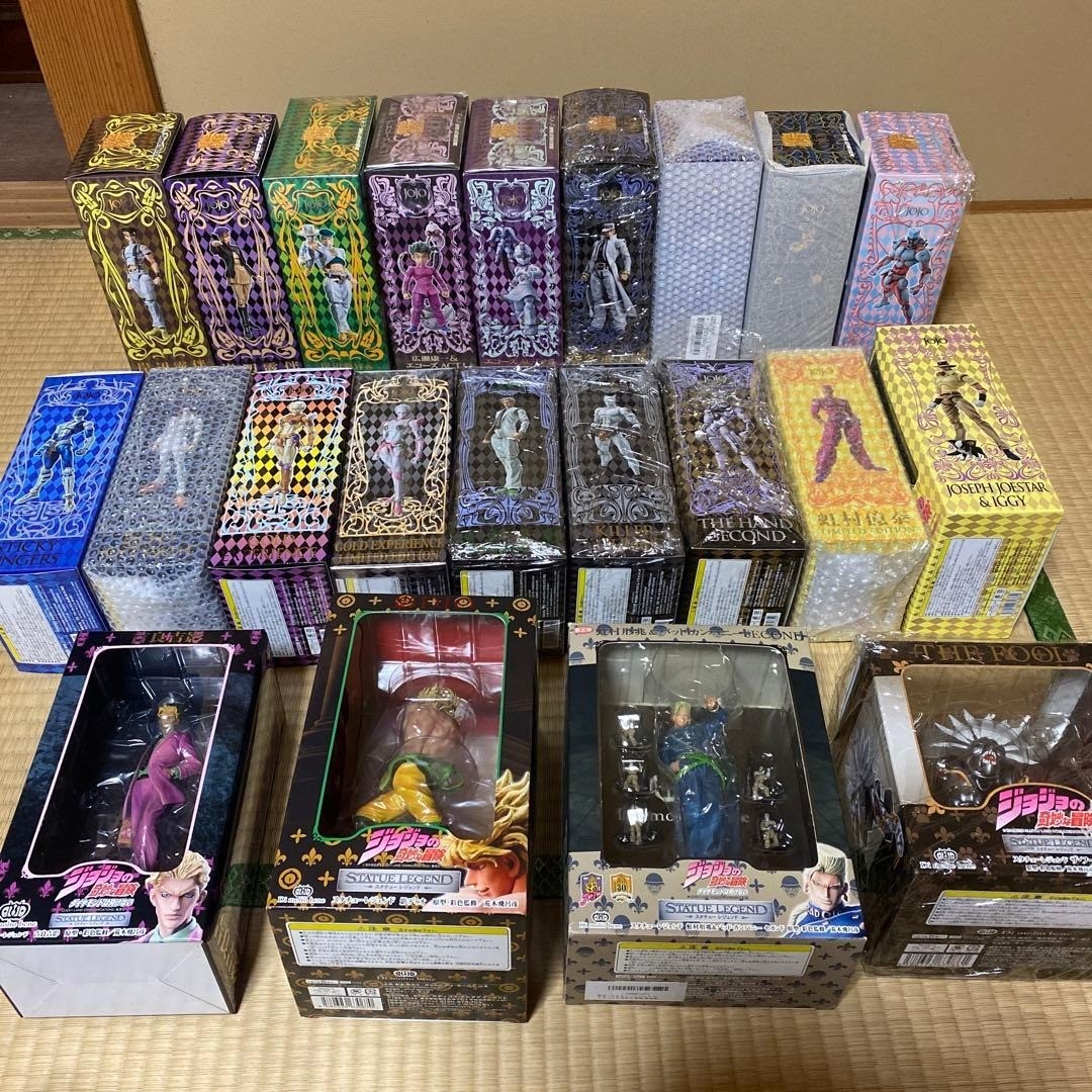 Medicos Super Action Statue JoJo's Bizarre Adventure Figure 22 Set With Box Medicos Super Action Statue JoJo's Bizarre Adventure Figure 22 Set With Box