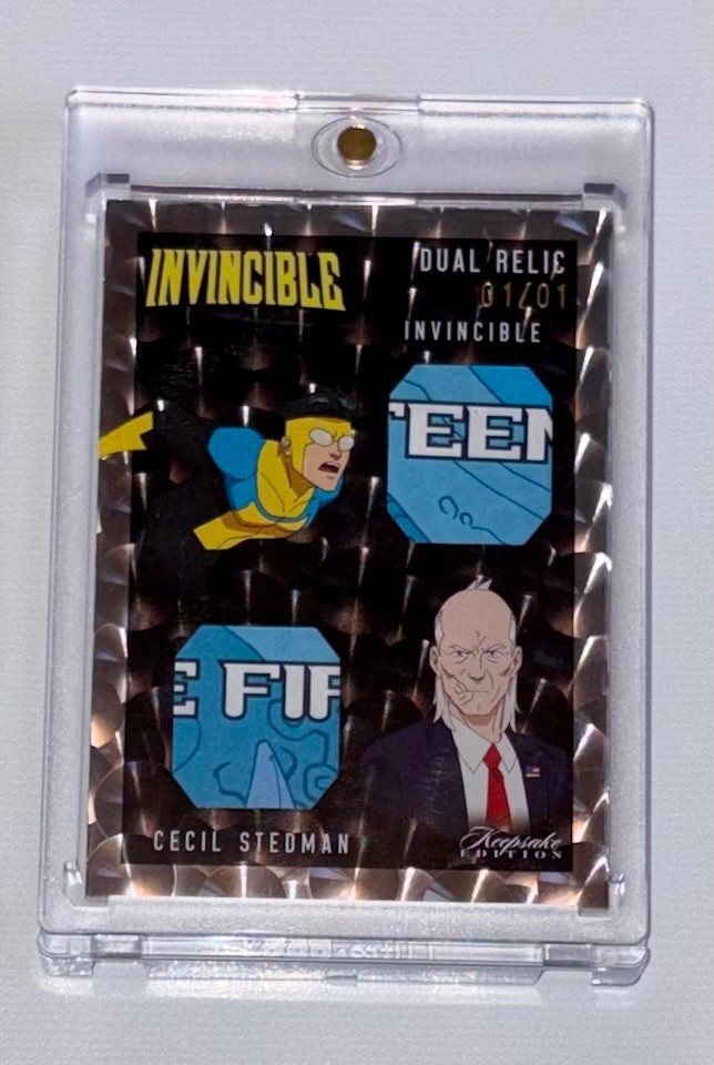 Invincible & Cecil Character Dual Relic 1/1 #505 Keepsake Premiere (one-one)