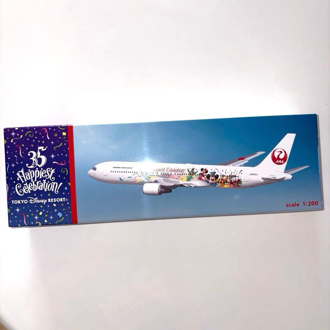 Tokyo Disney 35th Anniversary TDR JAL Model Unopened Rare Disney Plane