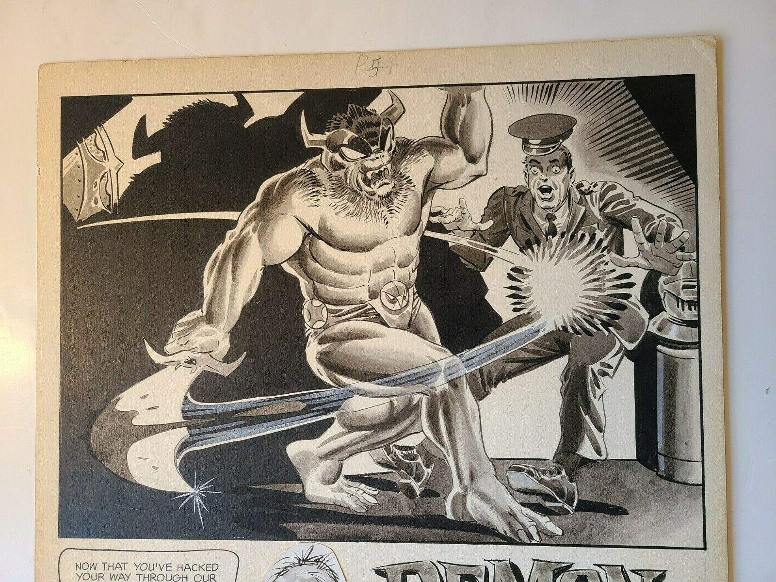 EERIE # 5 SPLASH WARREN 1967 CLASSIC STEVE DITKO PENCILS AND INKS WASH PERIOD  
